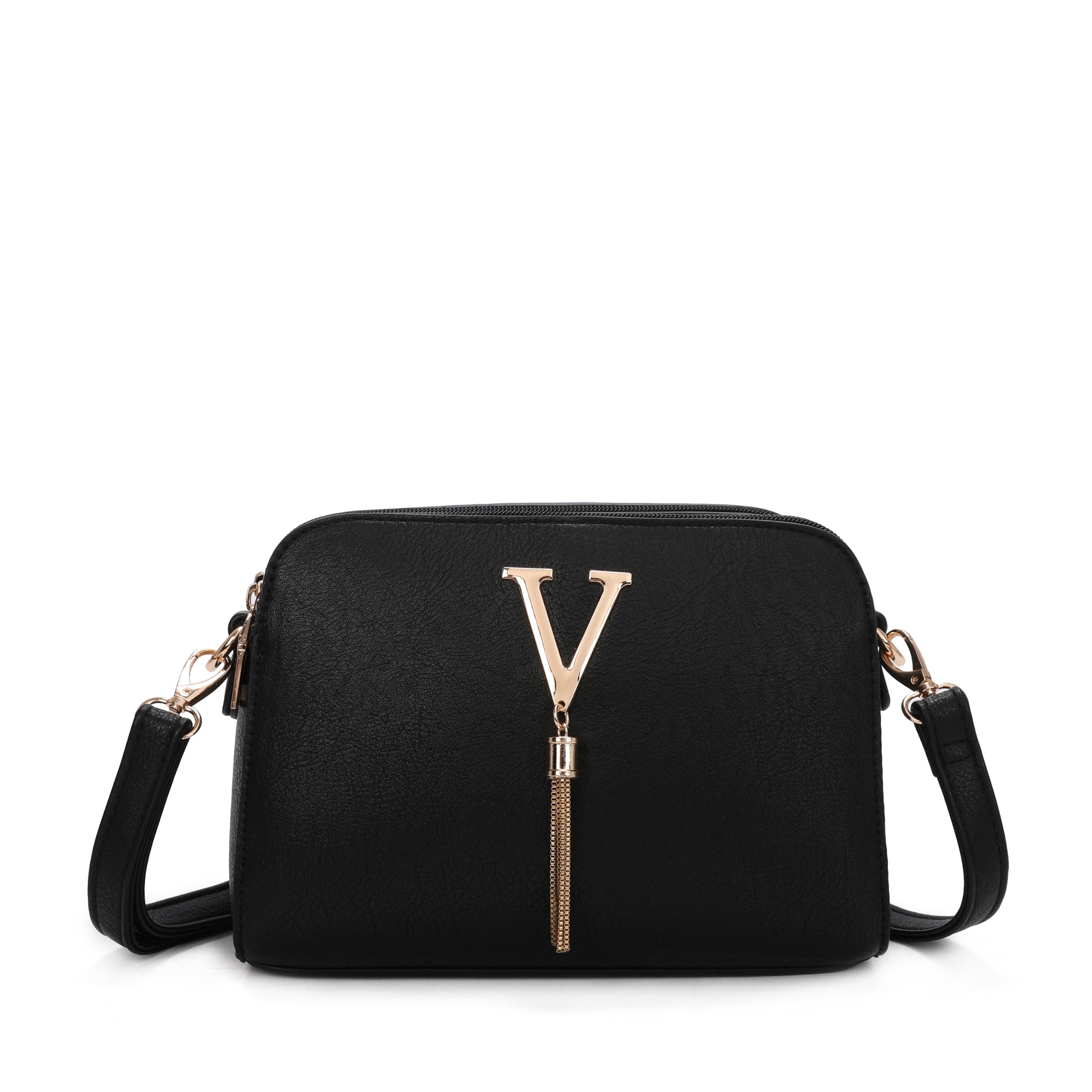 Craze London Crosssbody bag with Top Zip Closure