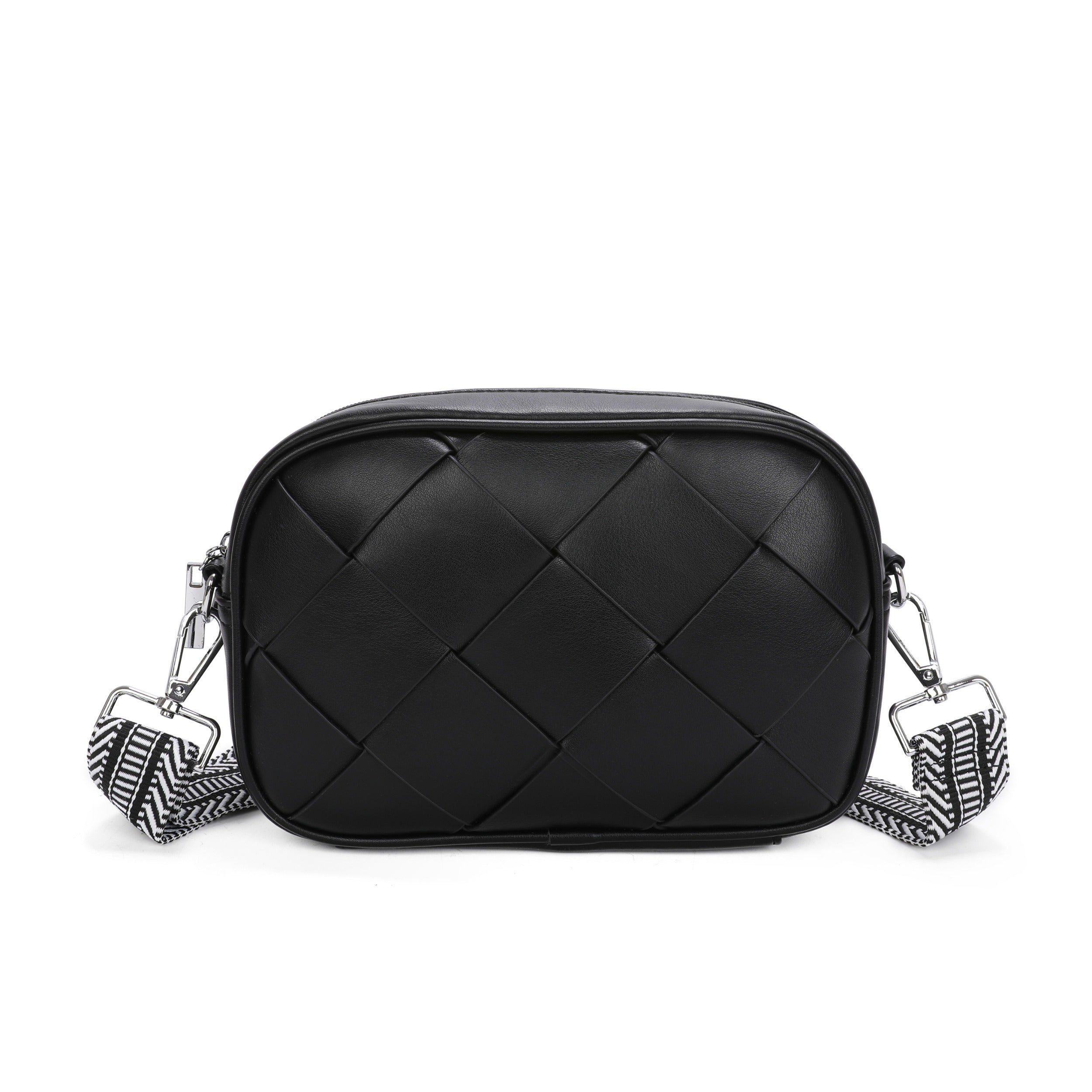 Craze London Woven Crossbody bag