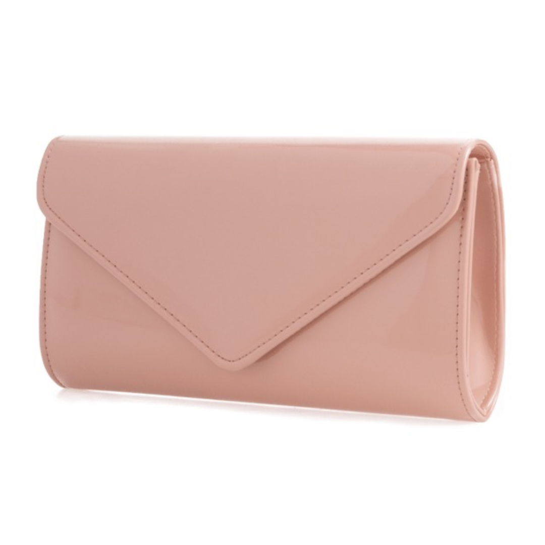 Craze London Patent Clutch Bag