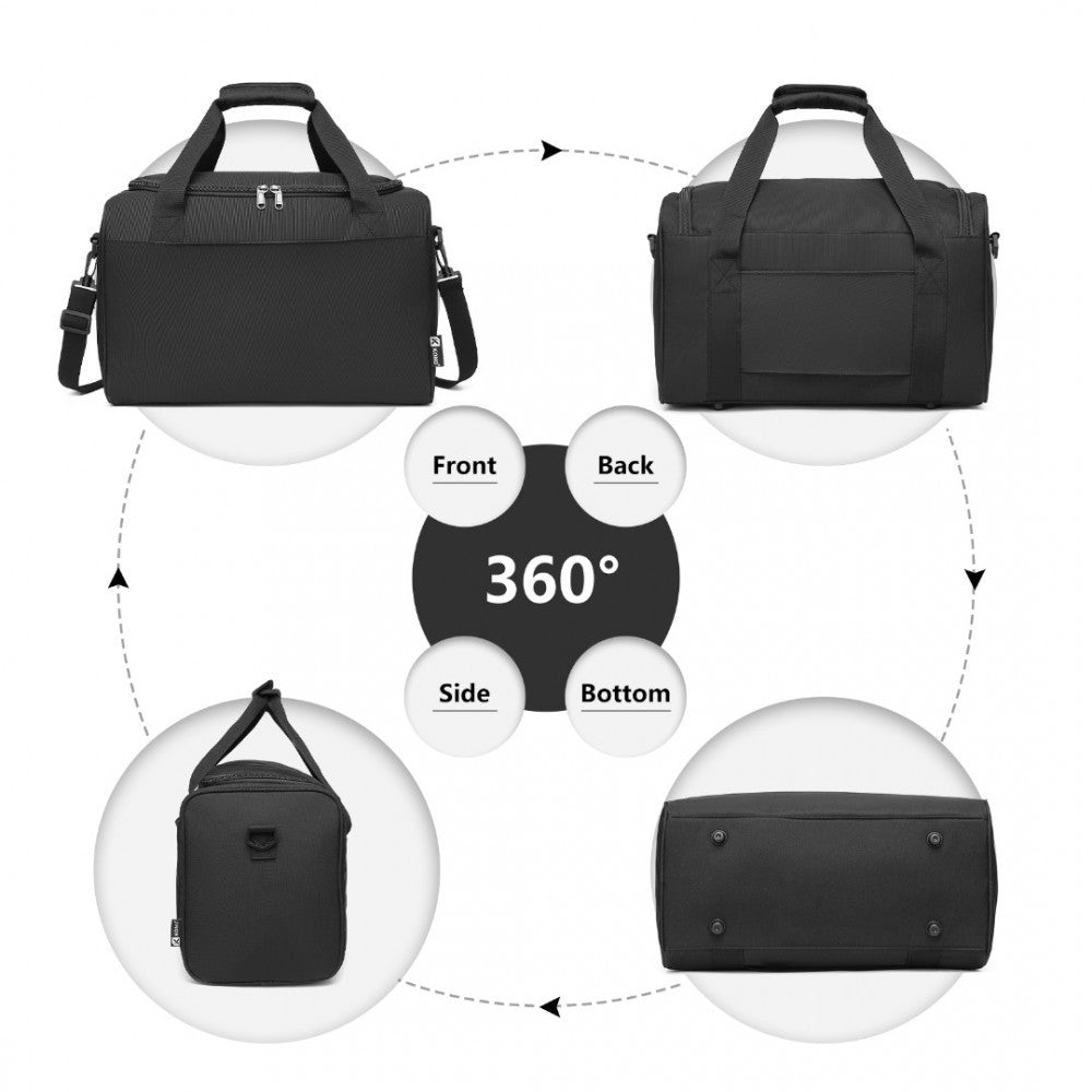 Craze London Structured Travel Duffle Bag