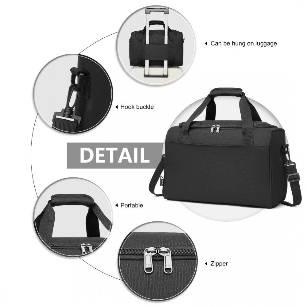 Craze London Structured Travel Duffle Bag