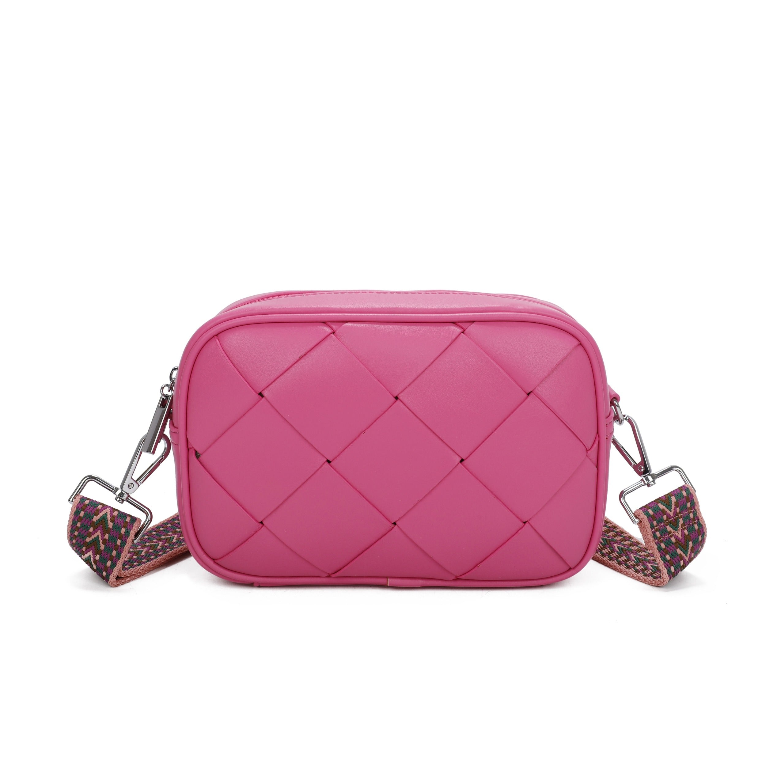 Craze London Woven Crossbody bag