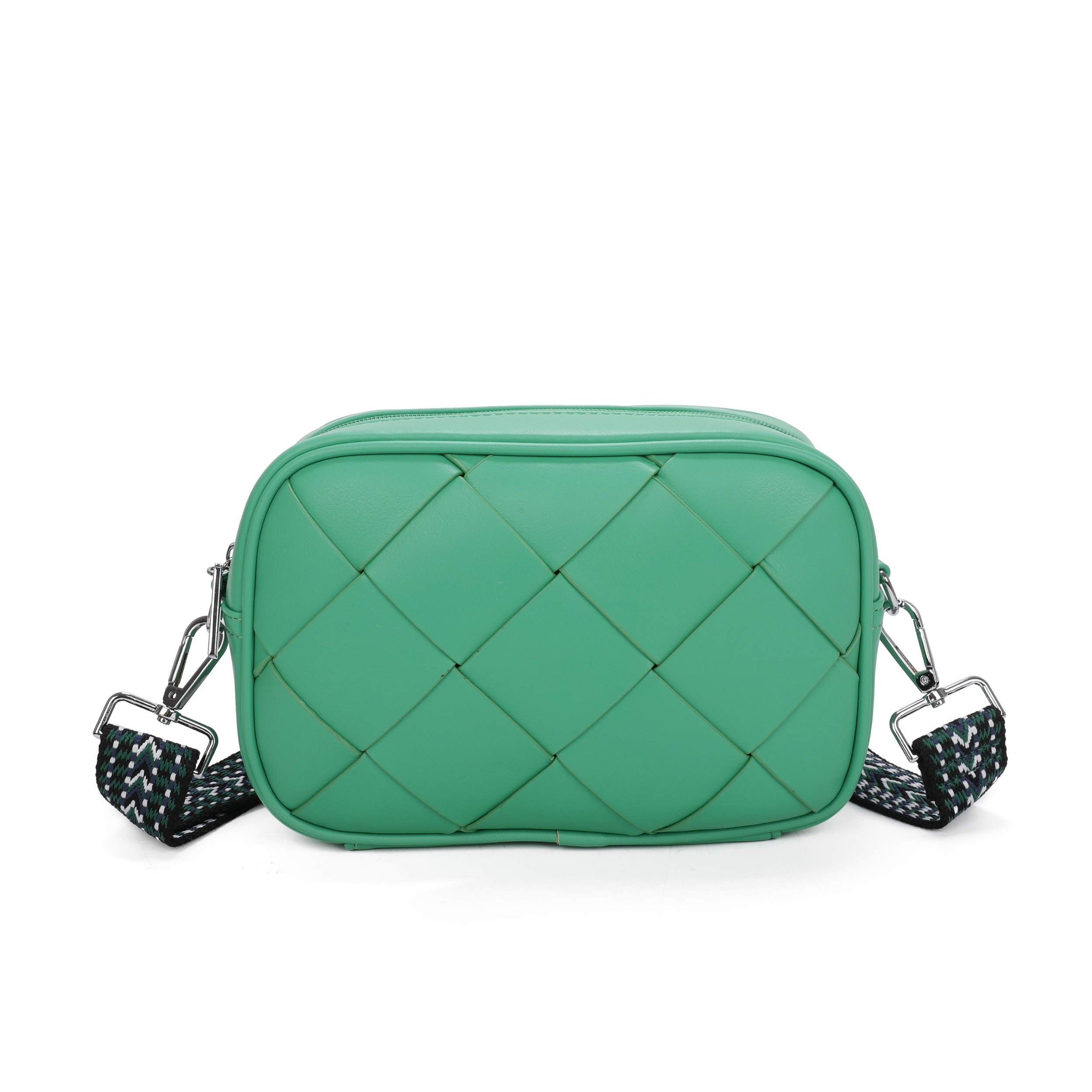 Craze London Woven Crossbody bag