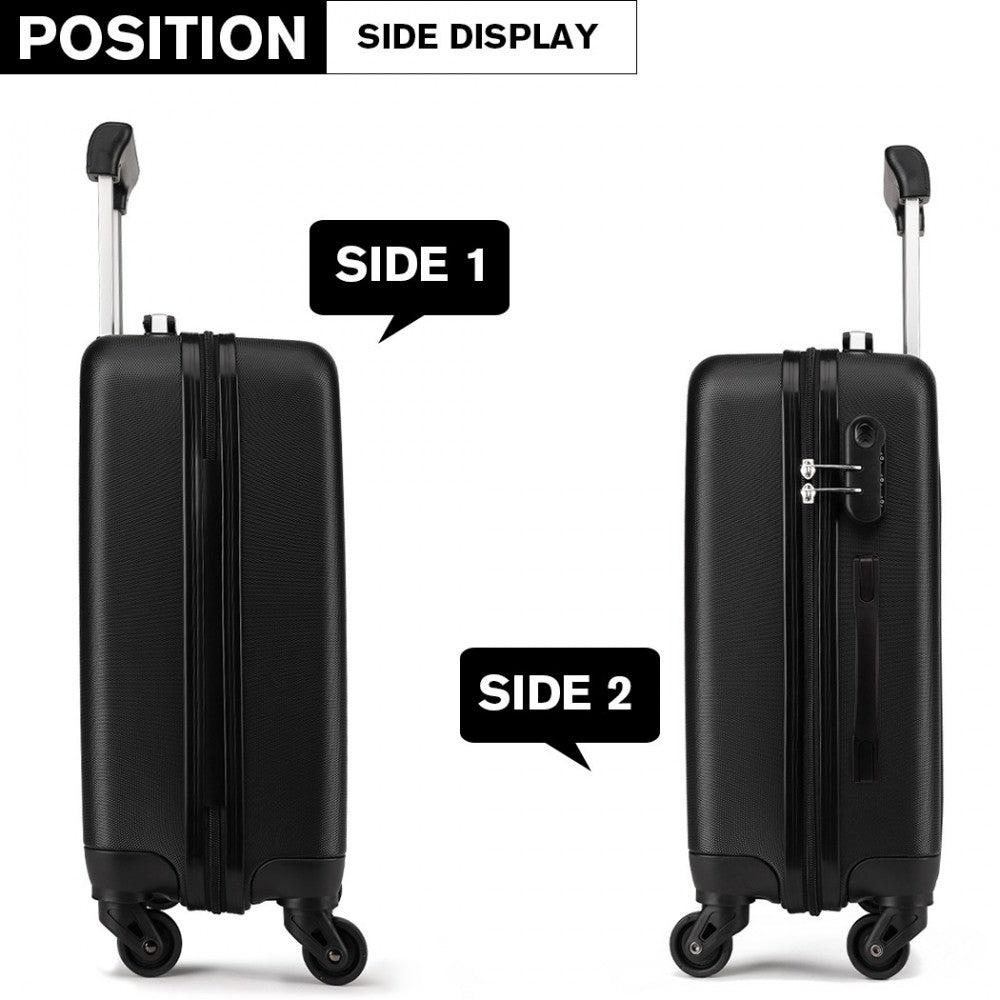 Craze London ''19'' 24''28''INCH ABS HARD SHELL CARRY ON LUGGAGE 4 WHEEL SPINNER SUITCASE