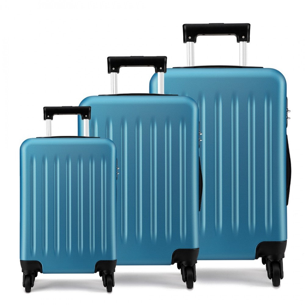 Craze London ''19'' 24''28''INCH ABS HARD SHELL CARRY ON LUGGAGE 4 WHEEL SPINNER SUITCASE