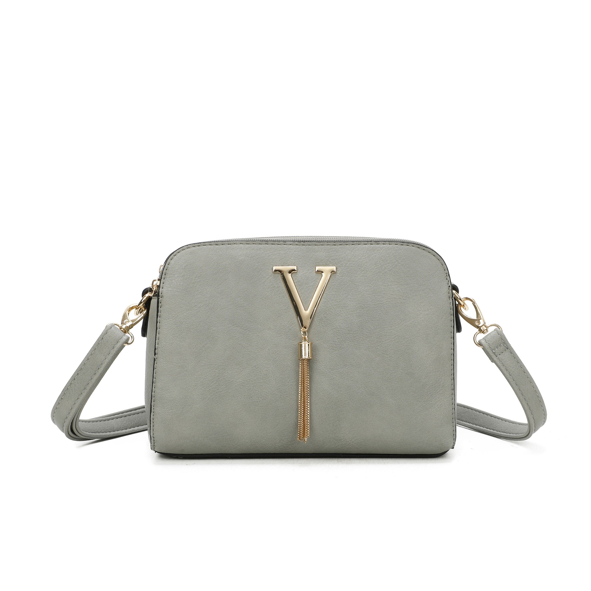 Craze London Crosssbody bag with Top Zip Closure