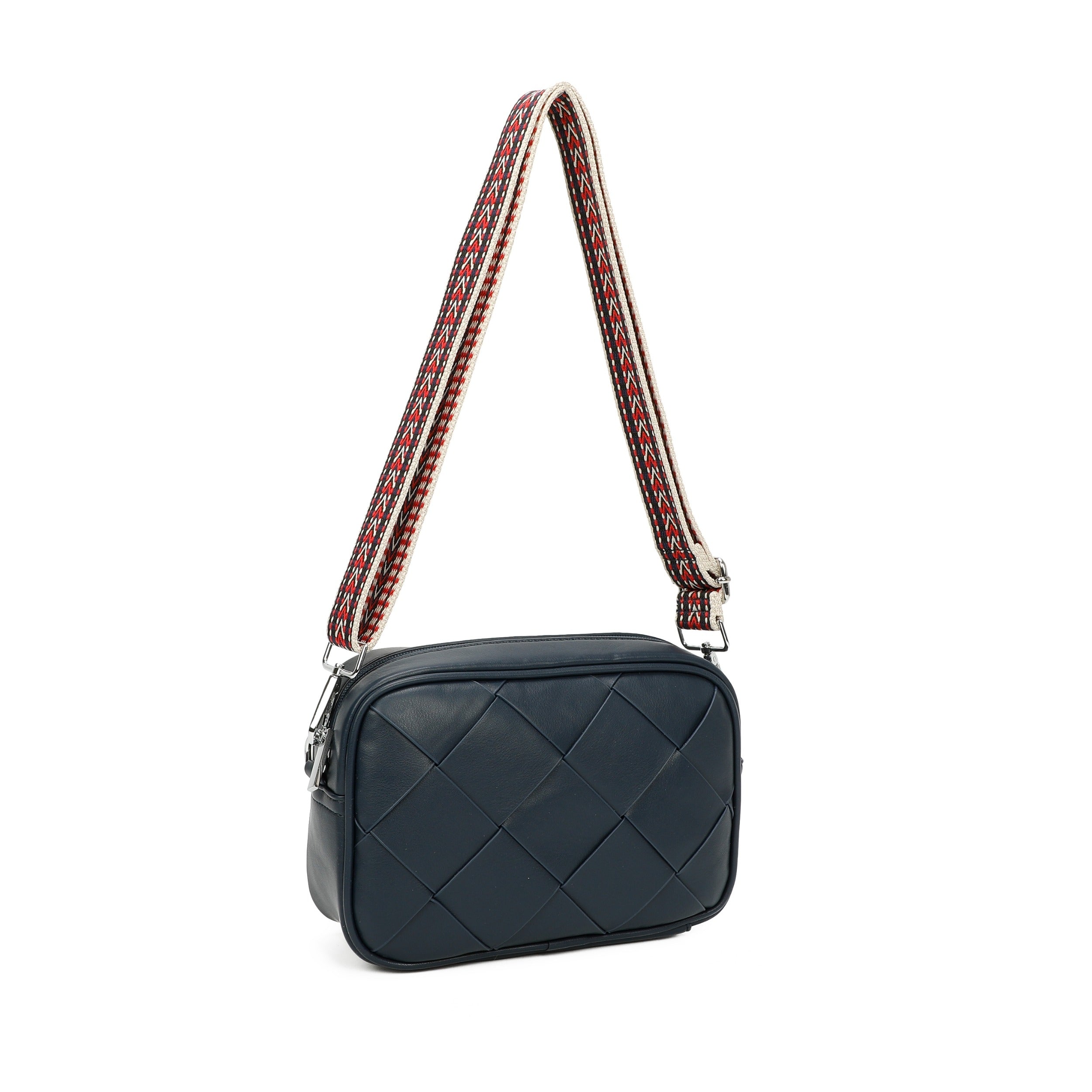 Craze London Woven Crossbody bag