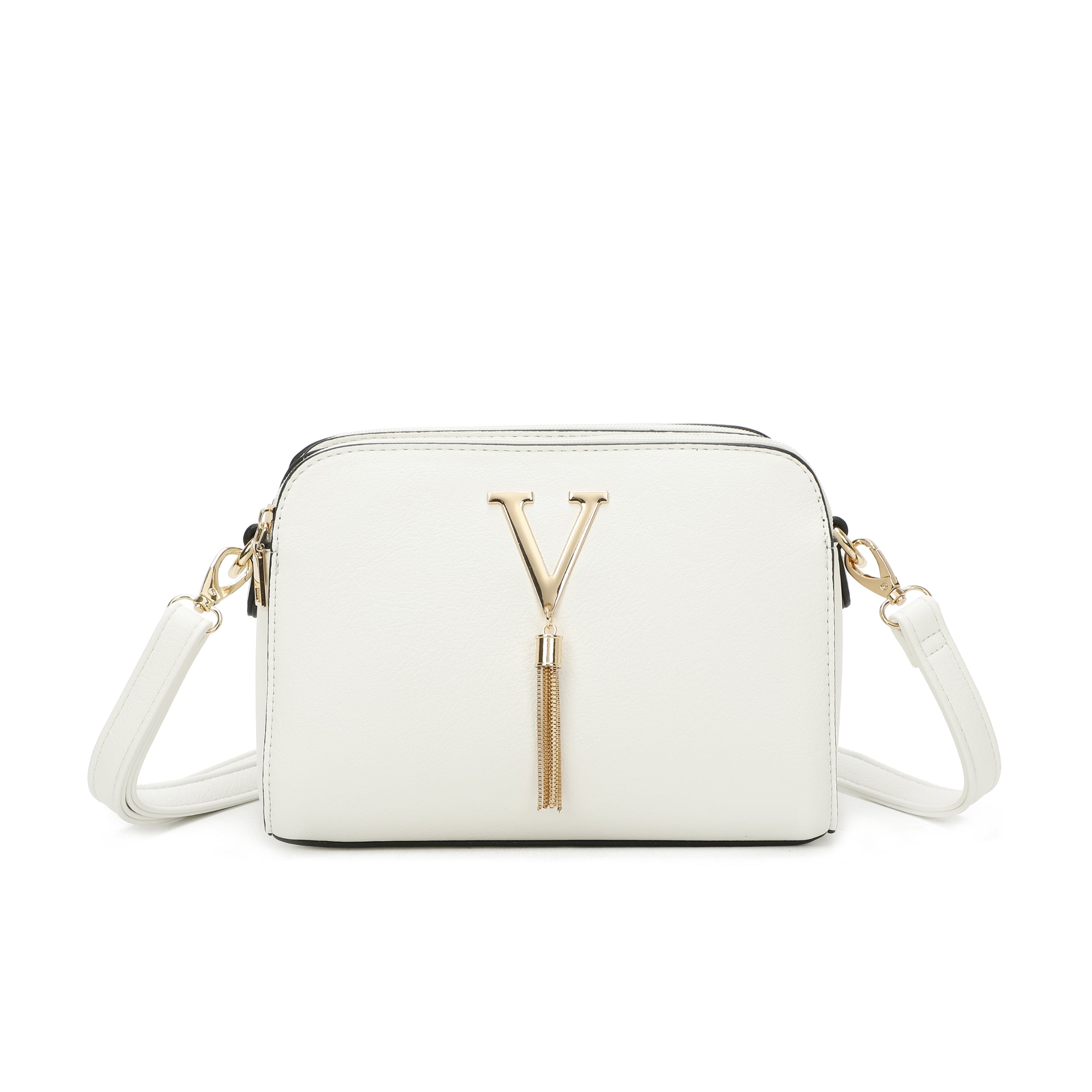 Craze London Crosssbody bag with Top Zip Closure