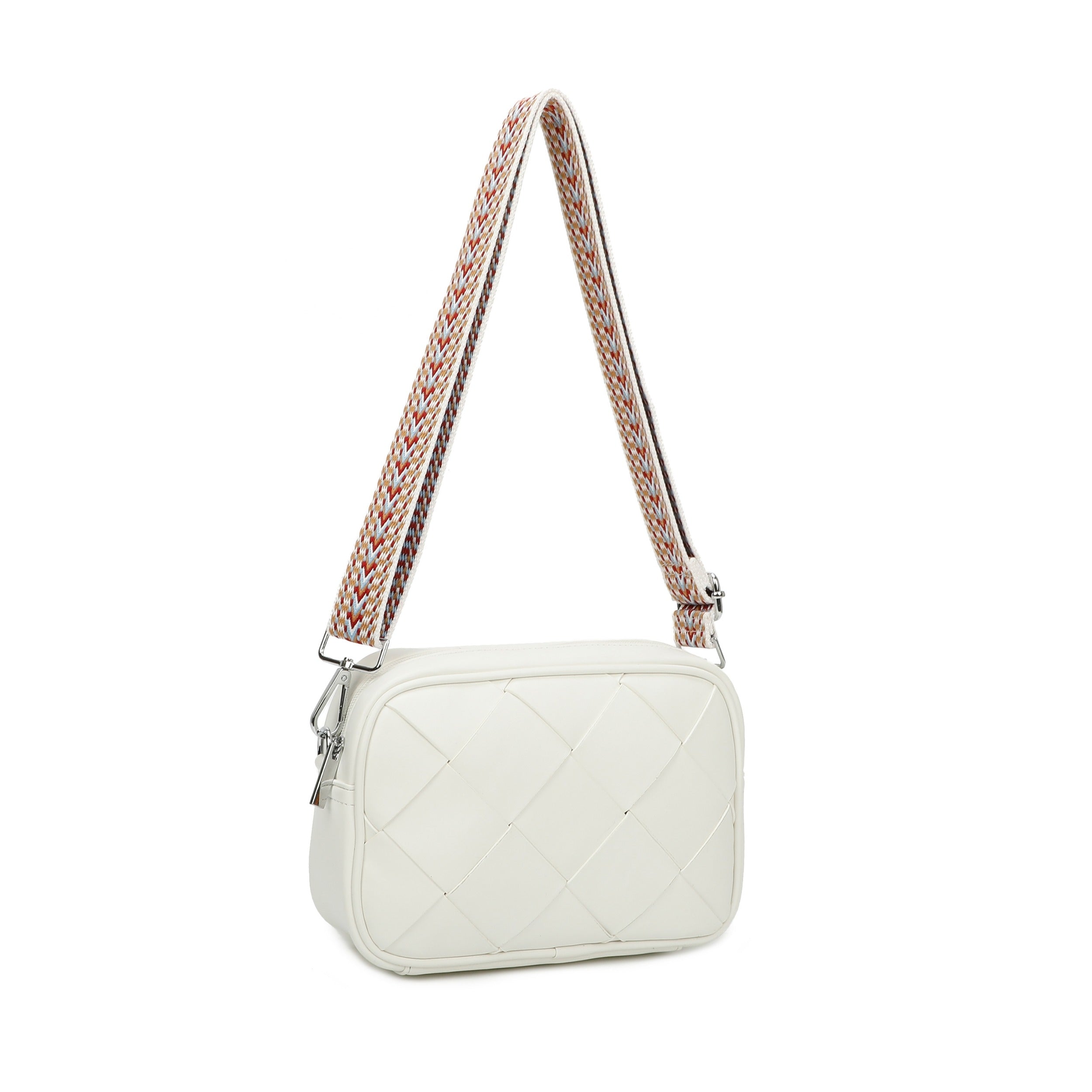 Craze London Woven Crossbody bag