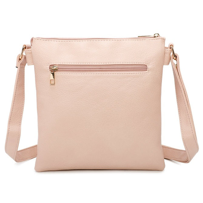 Craze London Crossbody Bag with an Inside Pocket and a Front Pocket