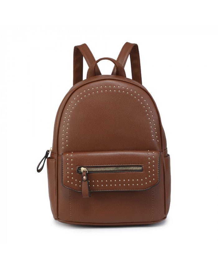 Craze London Backpack with studs