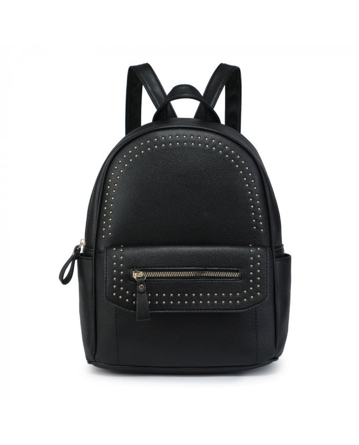 Craze London Backpack with studs