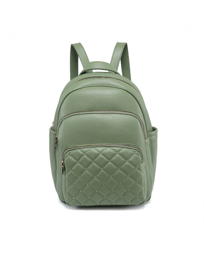 Craze London Backpack with quilted pattern
