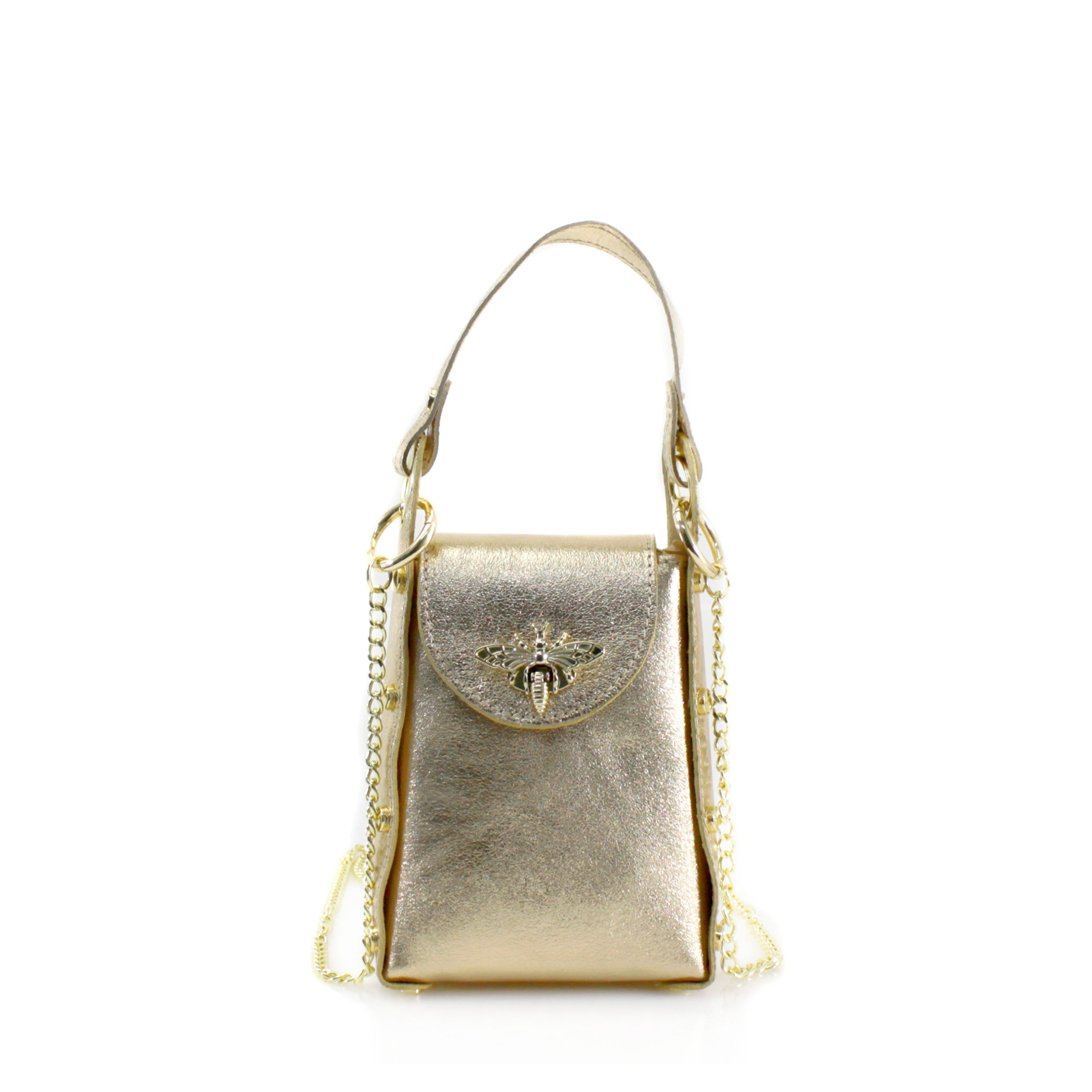 Craze London Bee14 Leather Mini Bag