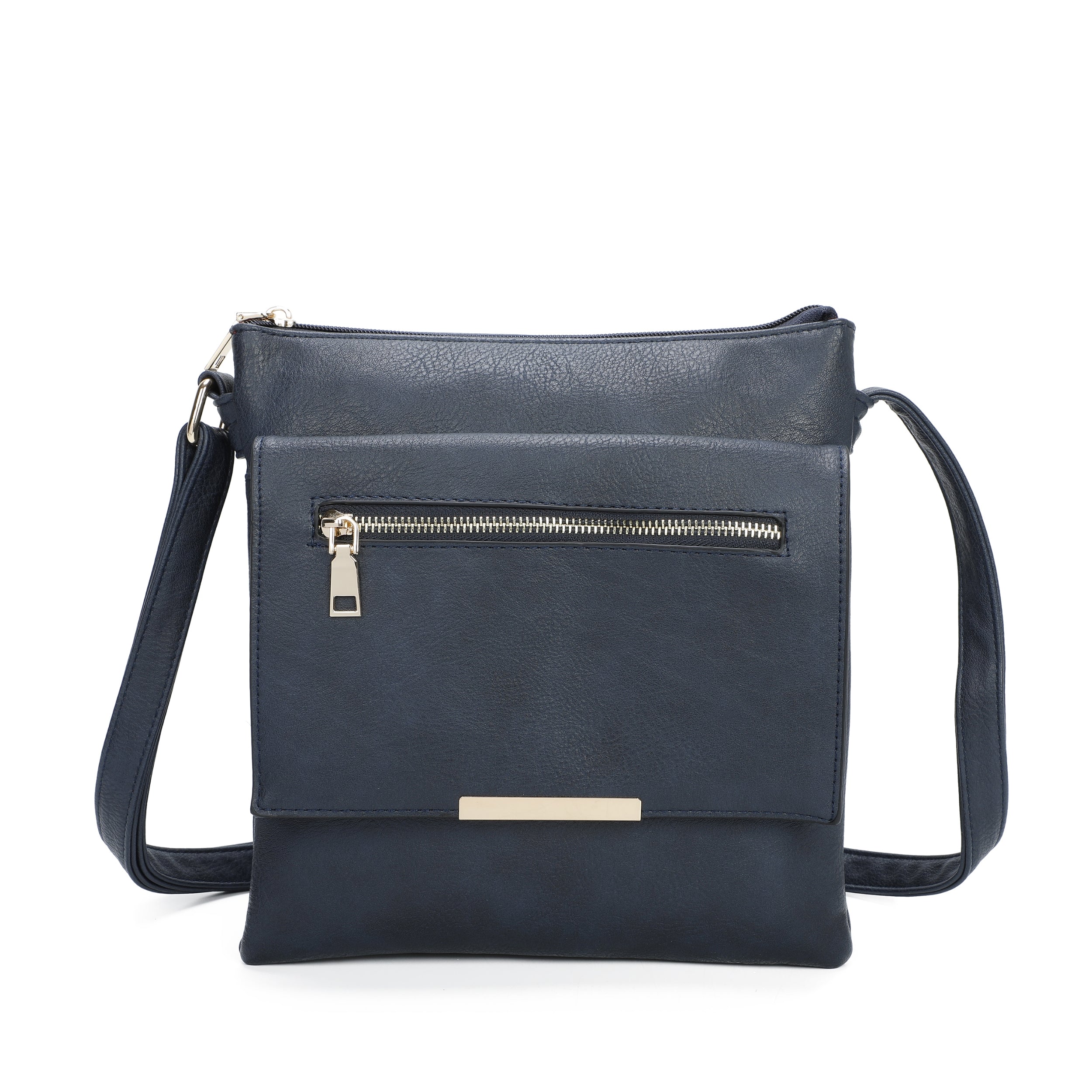 Craze London Crossbody bag with Front zip and Magdot
