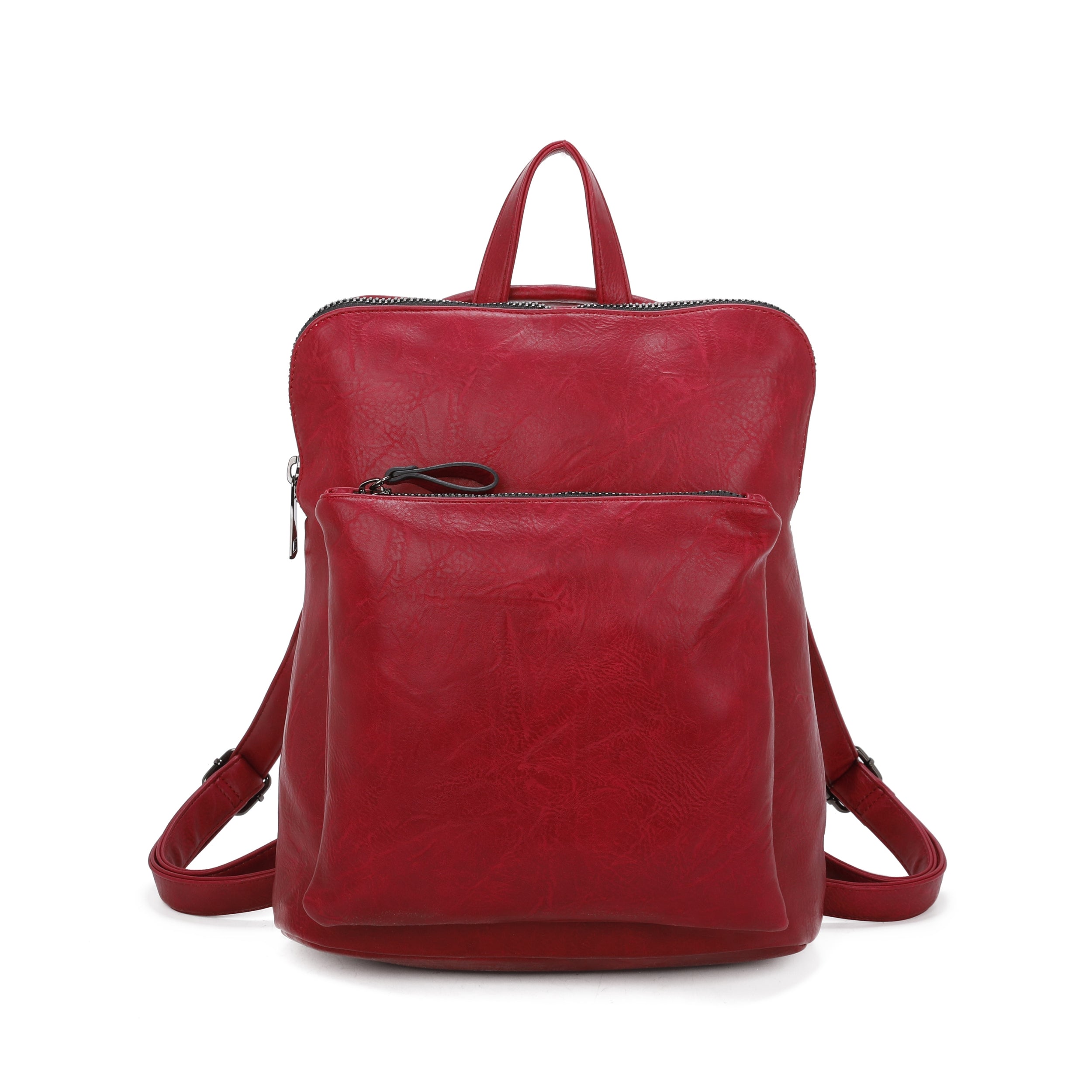 Craze London Grab handle Backpack with Zip Closure