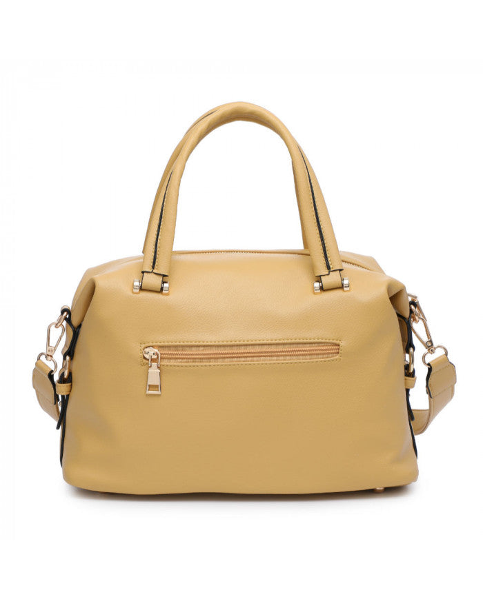 Craze London Satchel bag with diamante front pocket