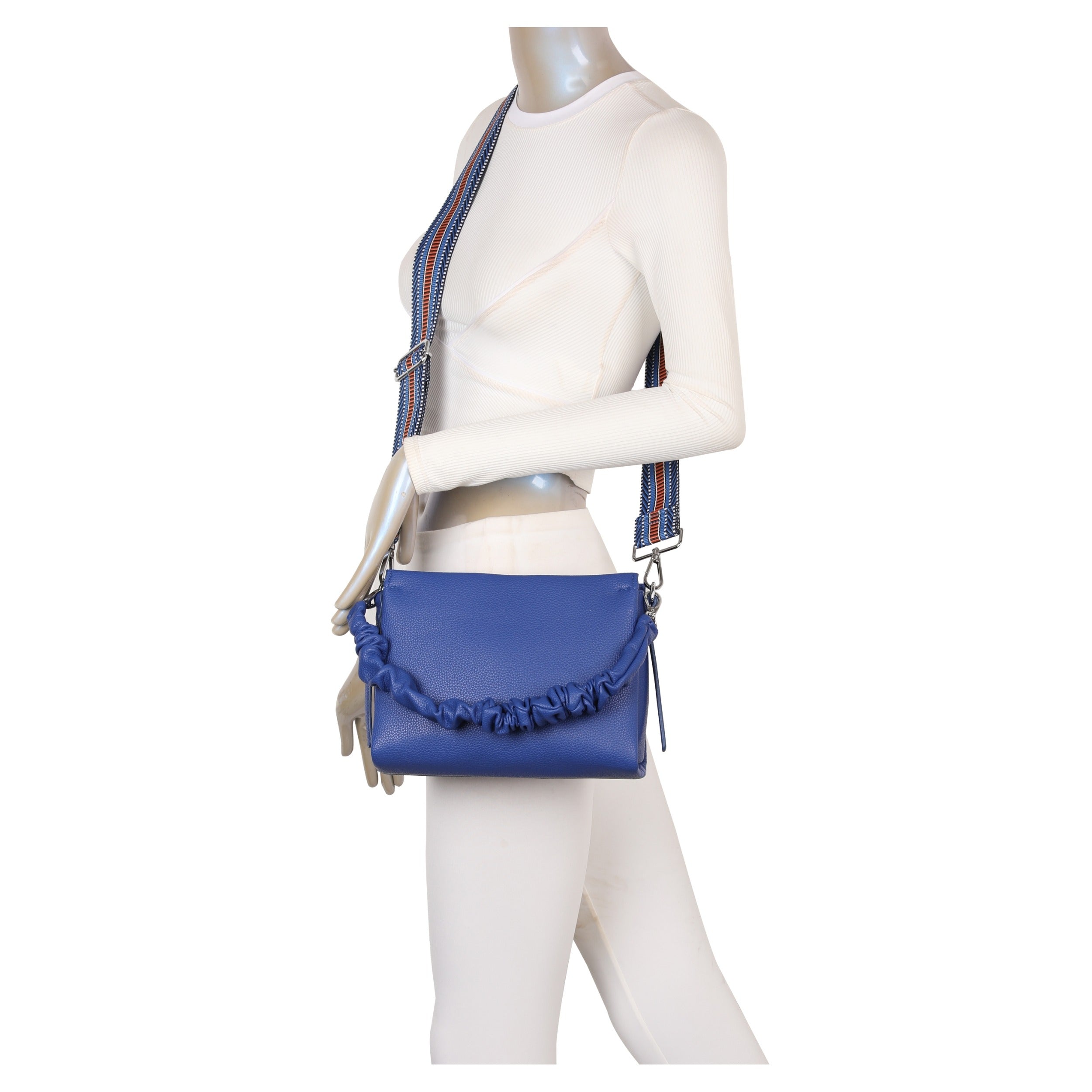 Craze London Shoulder Bag with Soft Detachable Handle
