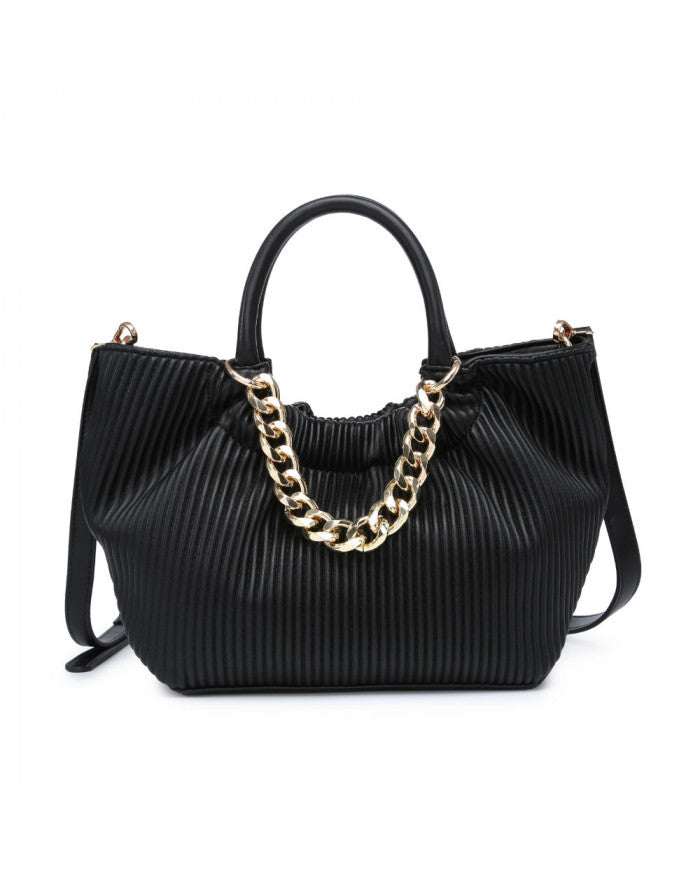 Craze London  Shoulder bag with Two Handles and Metal Chain