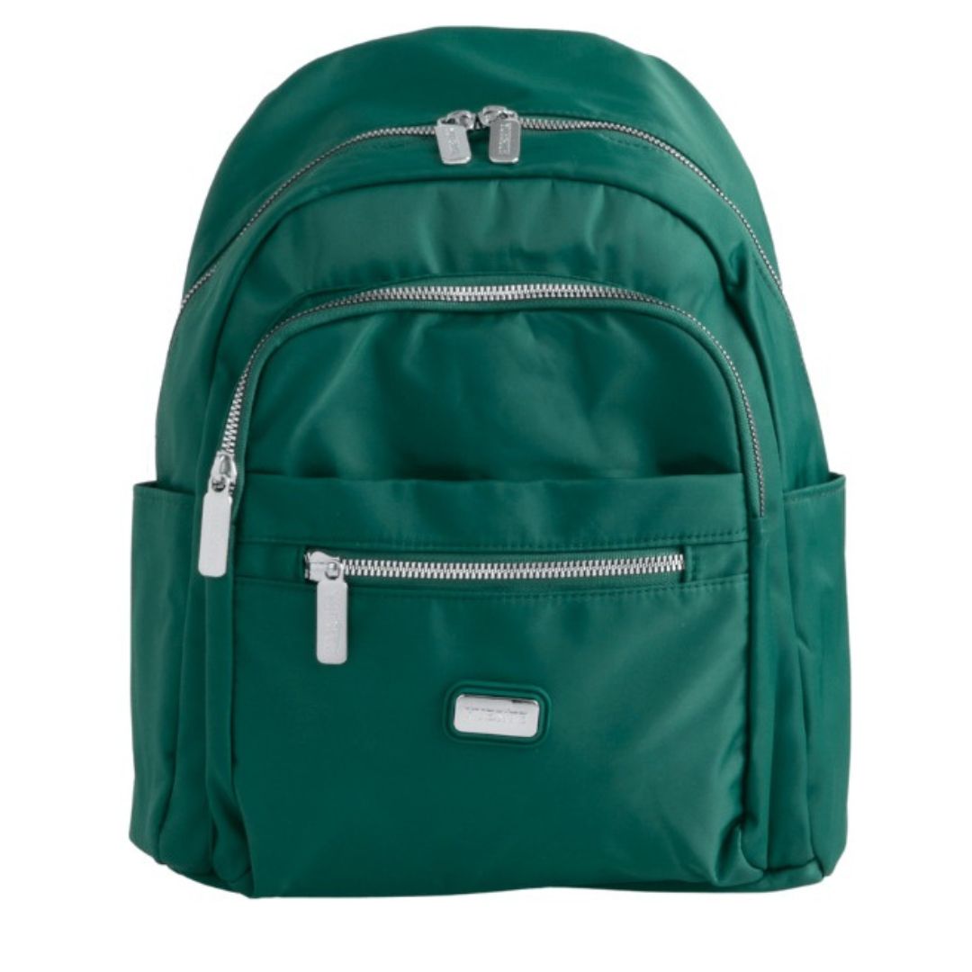 Craze London Versatile Backpack with zipper compartments & 2 Side Pockets