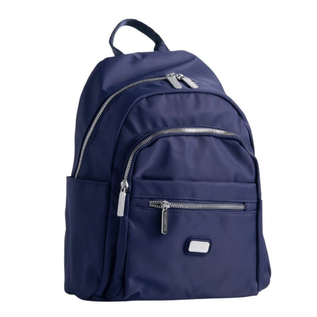 Craze London Versatile Backpack with zipper compartments & 2 Side Pockets