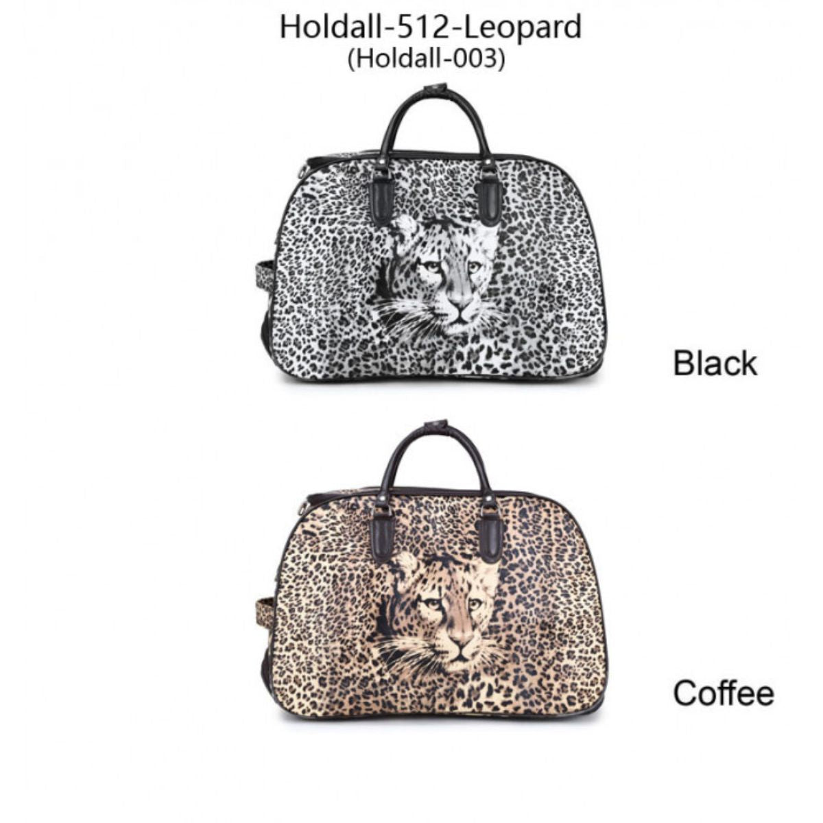 Craze London Holdall-512-Leopard