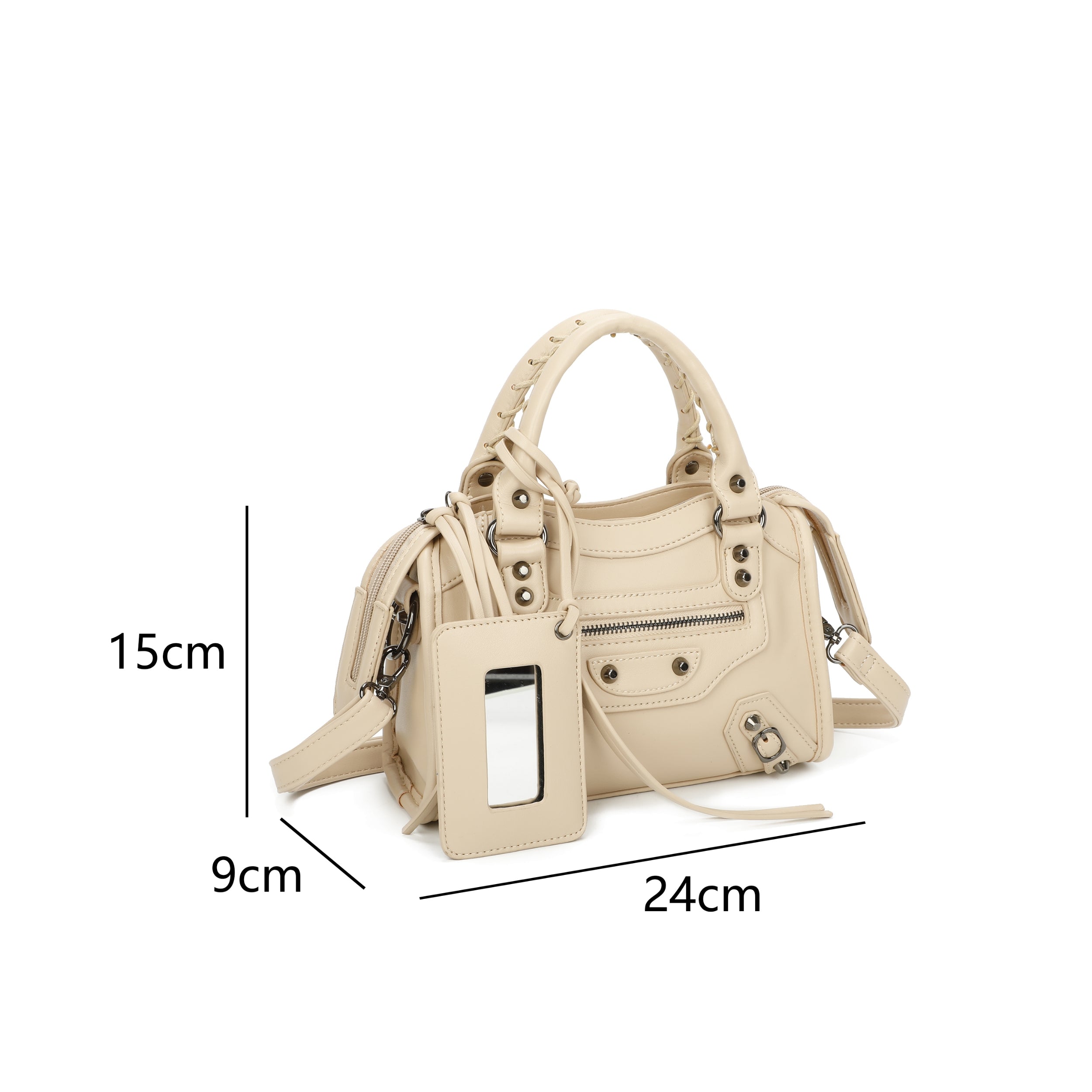 Long detachable and adjustable strap  Grab Bag