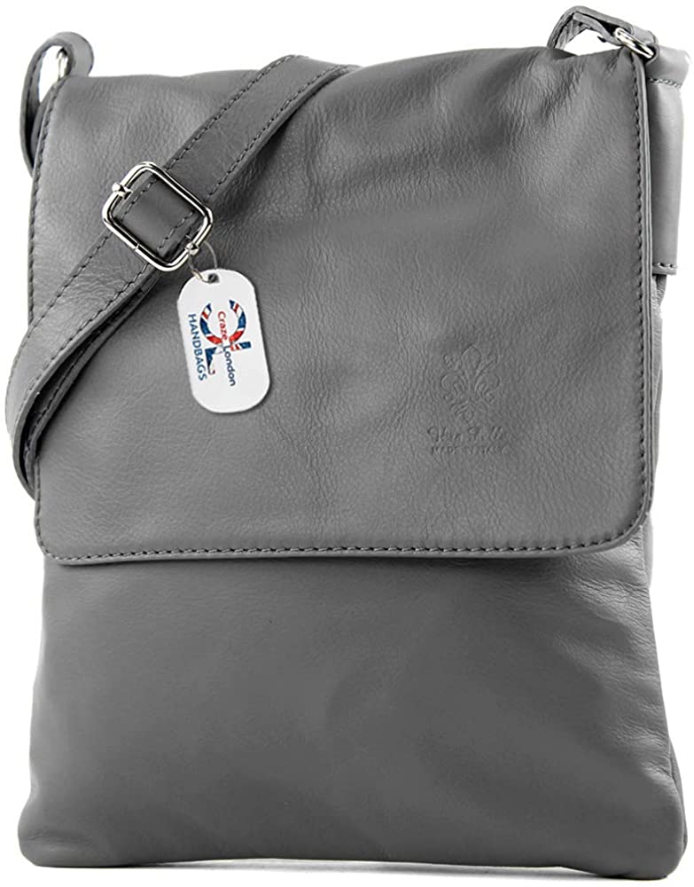 Genuine Italian Leather Verapelle Large Cross body Bag 206S