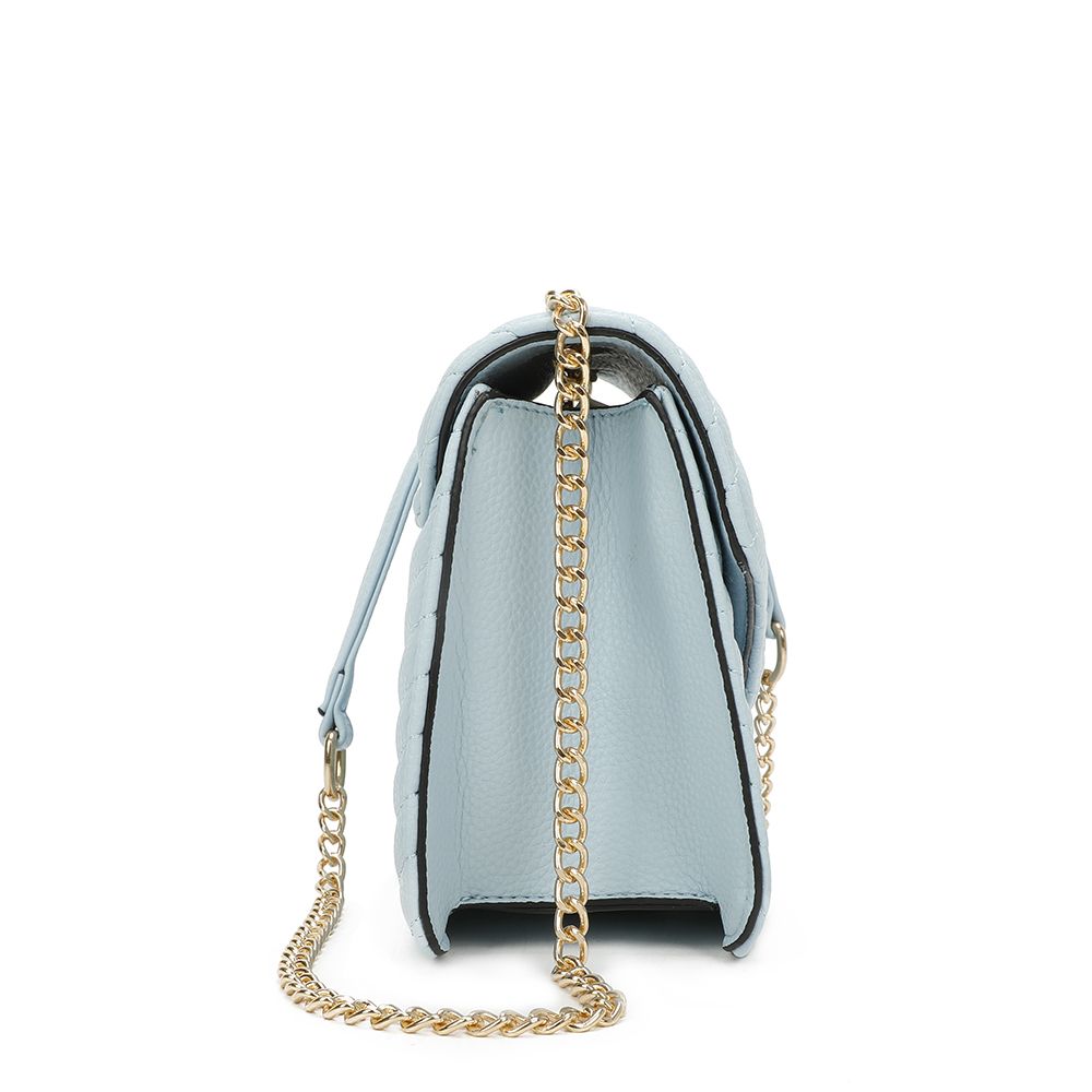 Women's Quilted Design Shoulder Handbag with Shoulder Strap