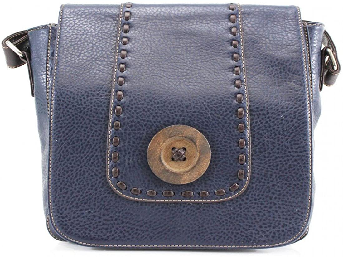 Women Wood Button Crossbody Bag (996)