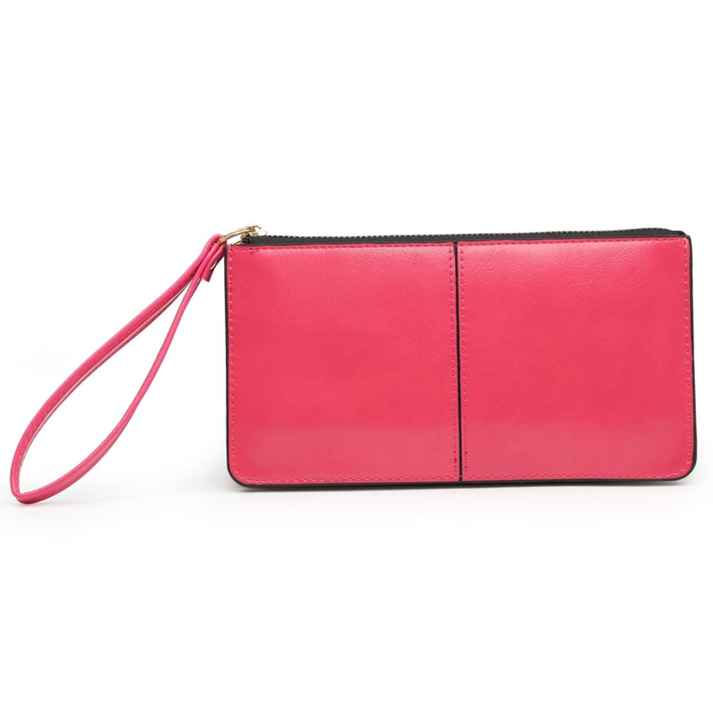 Women Wristlet Purse With Detachable wrist strap